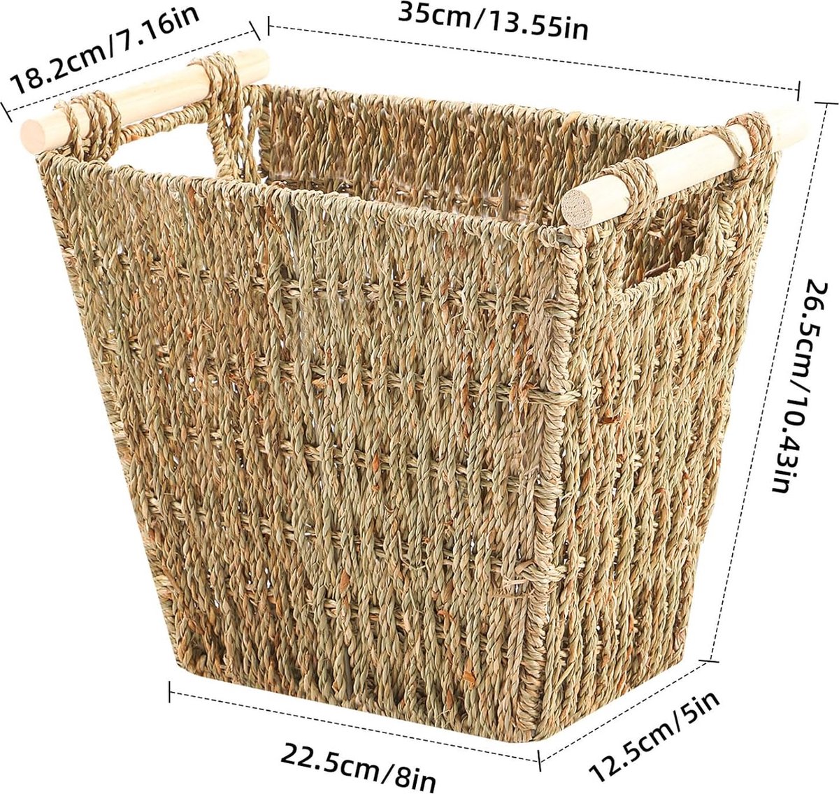 Jonc De Mer Tissé Epaisseur 6 Mm Antifeu Cfl-s1 Mahona, Rouleau 4m