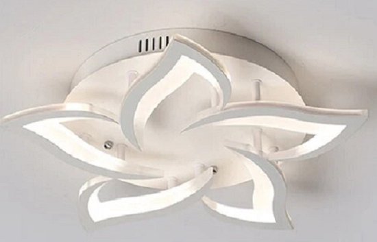 Kroonluchter led - Plafondlamp slaapkamer kinderkamer hal toilet - 50 Watt - met afstandbediening en via App