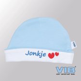 VIB® - Muts rond - Jonkje (Blauw) - Babykleertjes - Baby cadeau