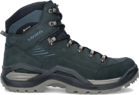 Chaussures de randonnée Lowa Renegade Evo Gore-tex Mid pour homme Lm311916-6960 - Couleur Blauw-multicolore - Taille 45