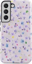 BURGA Telefoonhoesje voor Samsung Galaxy S22 - Schokbestendige Hardcase Hoesje - Wildflower