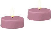 Deluxe Homeart Led Tealight 2 stuks Lavendel