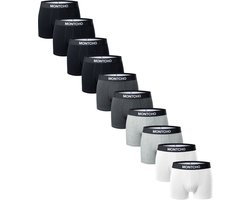 MONTCHO - Essence Series - Boxershort Heren - Onderbroeken Heren - Boxershorts - Ondergoed - Mix Kleur - 10 Pack - Maat: (S - XXL)