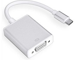 *** USB-C naar VGA Adapter geschikt voor Macbook/Chromebook/Acer/ Dell/HP/Lenovo - Hub - Laptop Computer - van Heble® ***