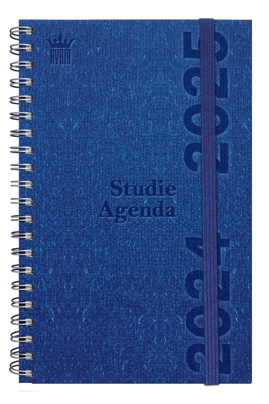 Ryam | Studie Agenda Eco | 2024/2025 | Spiraal | A5 | Blauw |