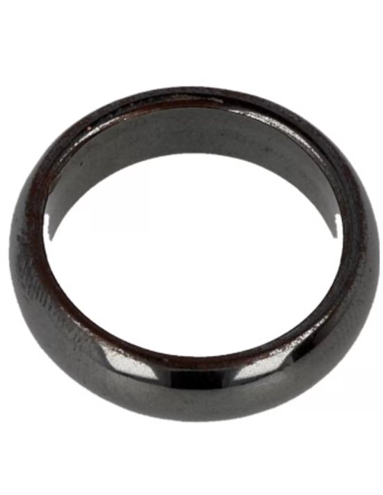 Hematiet edelsteen ring 6 mm - 22