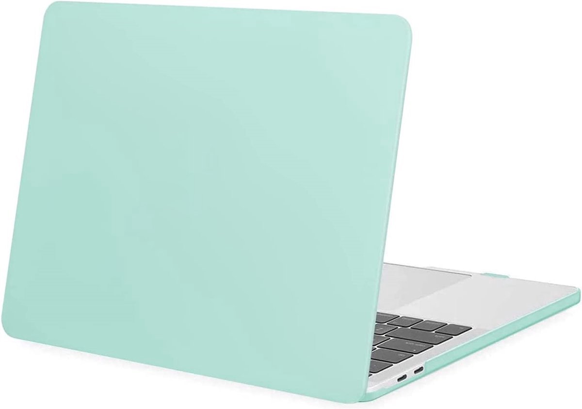 Laptophoes - Geschikt voor MacBook Pro Hoes Case -13 inch - A1989 (2018) - Mint Groen