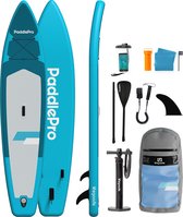 LifeGoods SUP Board Touring - 165 KG Draagkracht - Opblaasbaar - Compleet Sup pakket - Blauw