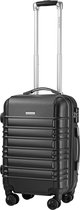 Ozocozy Suitcase M - Valise 55L - Valise de voyage à Roues - Serrure TSA - Bagage enregistré - 55x40x25cm - Zwart