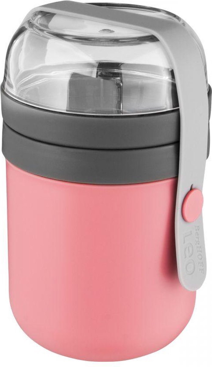 LEO Tweedelige Lunchpot Roze - Roze -