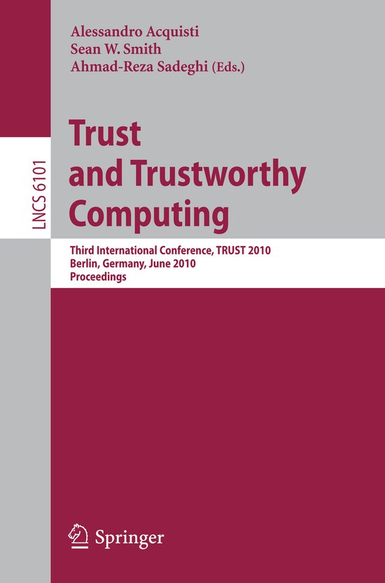 Trust and Trustworthy Computing - cover