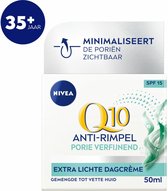 Nivea Anti-Rimpel Dagcreme Q10 Lichte Textuur - 6 x 50 ml - Voordeelverpakking