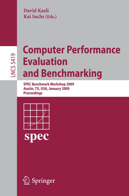 Computer Performance Evaluation and Benchmarking - cover