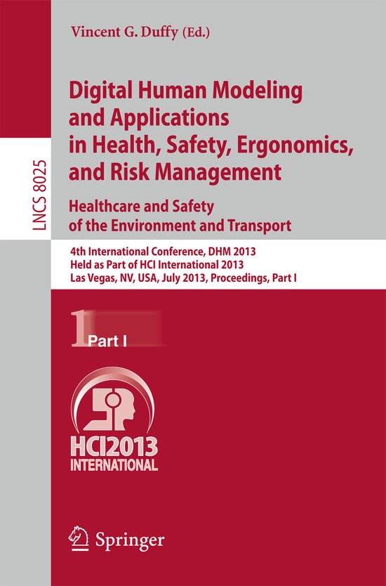 Digital Human Modeling and Applications in Health, Safety, E ... - cover