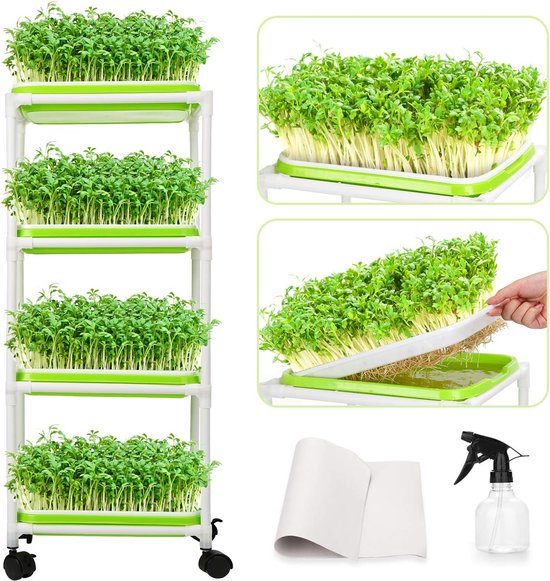 ZenGreens® - Biologische roze klaver zaden - Kies tussen 10g, 200g en 500g - roze klaver kiemzaden - Meer dan 97% kieming - Microgreens
