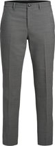JACK & JONES Solaris Trouser regular fit - heren pantalon - lichtgrijs melange - Maat: 58