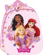 Sac à dos Disney Princess , 3D Pink - 33 x 27 x 10 cm - Polyester