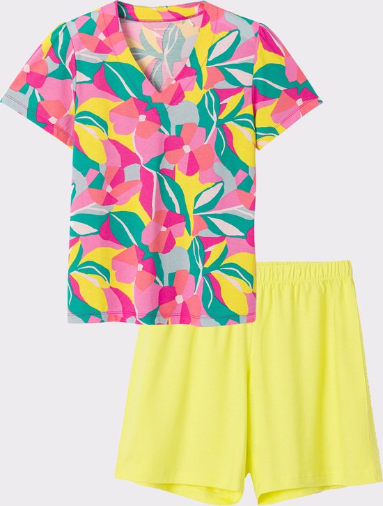 Lords x Lilies Pyjama, multicolor bloemenprint - maat XL