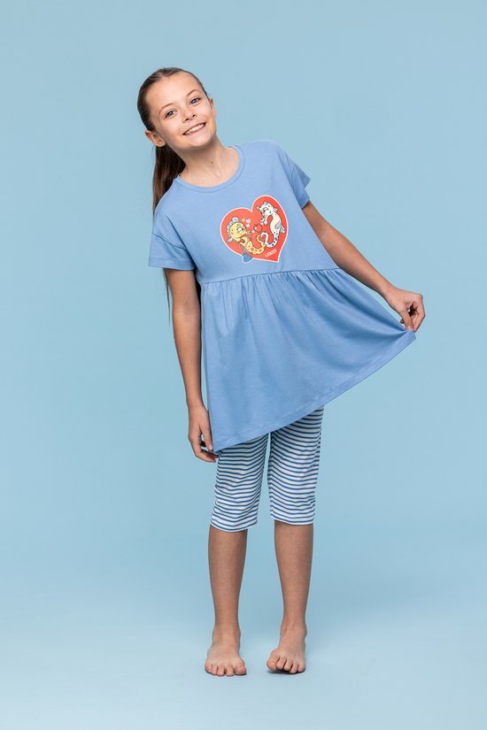 Woody - Meisjes/Dames Pyjama - Blauw - 6 jaar