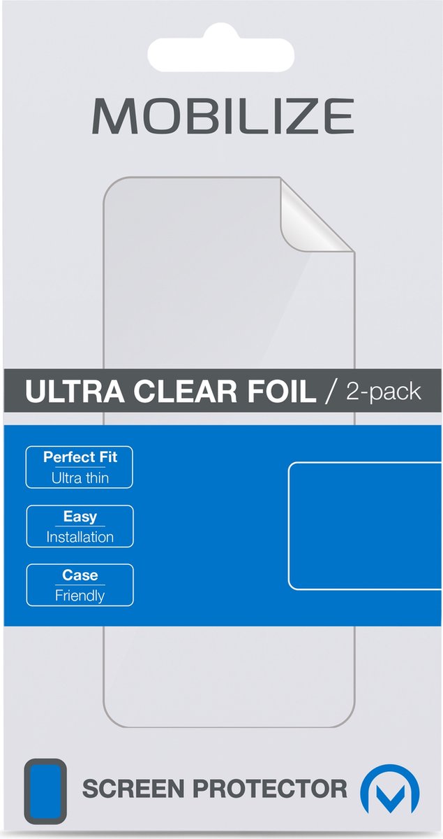 Mobilize Screenprotector geschikt voor Motorola One Action | Mobilize Screenprotector Folie - Case Friendly (2-Pack)