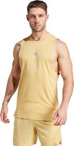 adidas Performance Designed for Training Workout HEAT.RDY Tanktop - Heren - Beige- M