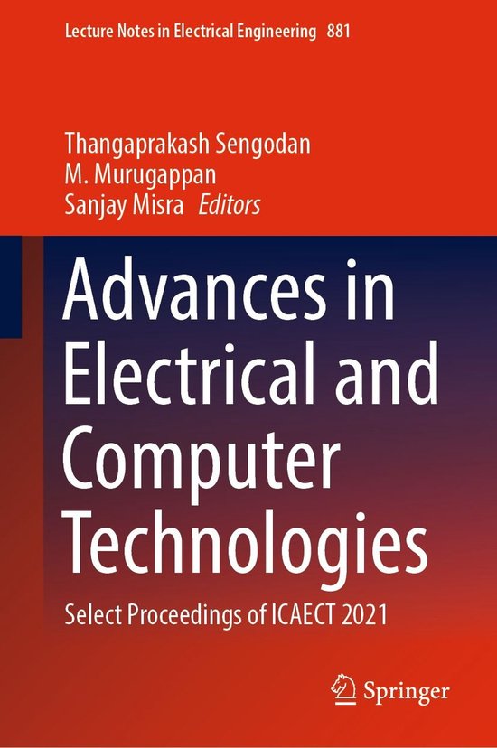 Lecture Notes in Electrical Engineering 881 - Advances in Electrical ...