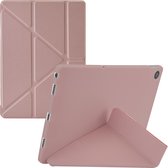 iMoshion Tablet Hoes Geschikt voor Lenovo Tab M10 Plus (3rd gen) - iMoshion Origami Bookcase tablet - Rosé goud