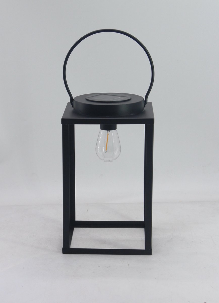Dilampo - Solar - BODHU - Metalen lamp - met LED gloeilamp - TUINVERLICHTING