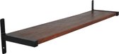Raw Materials Factory Wandplank T profiel - 80 cm - Gerecycled hout
