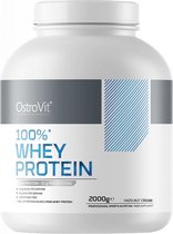 Protein Poeder - OstroVit 100% Whey Protein 2000 g - Hazelnoot