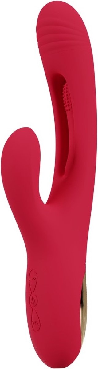 Sweet Smile Rabbit Vibrator met G-Spot Stimulatie Rood