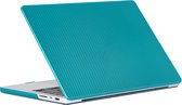 Macbook Pro Hardcase (2016 à 2022) - Vert Foncé - 13,3 pouces - Design Carbone avec Anti-Empreintes Digitales