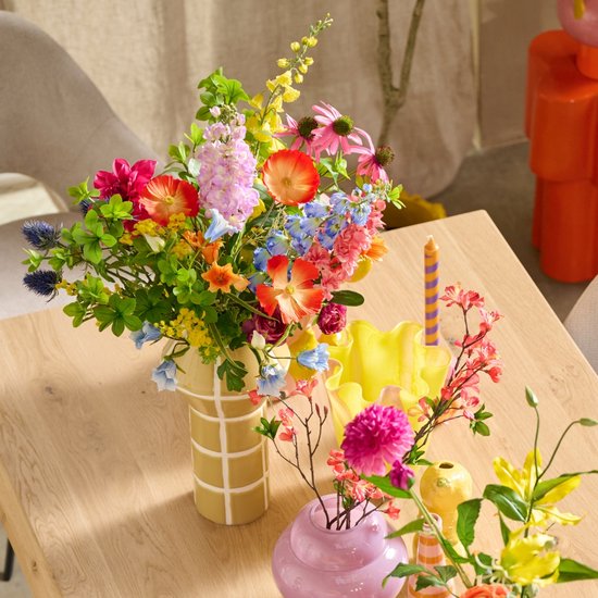 Fleurdirect Bouquet Artificiel Amour Electric - Polyester - Multi - 53 x 90 x 0 cm (LxHxP)