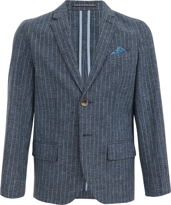 WE Fashion Jongens slim fit blazer met dessin