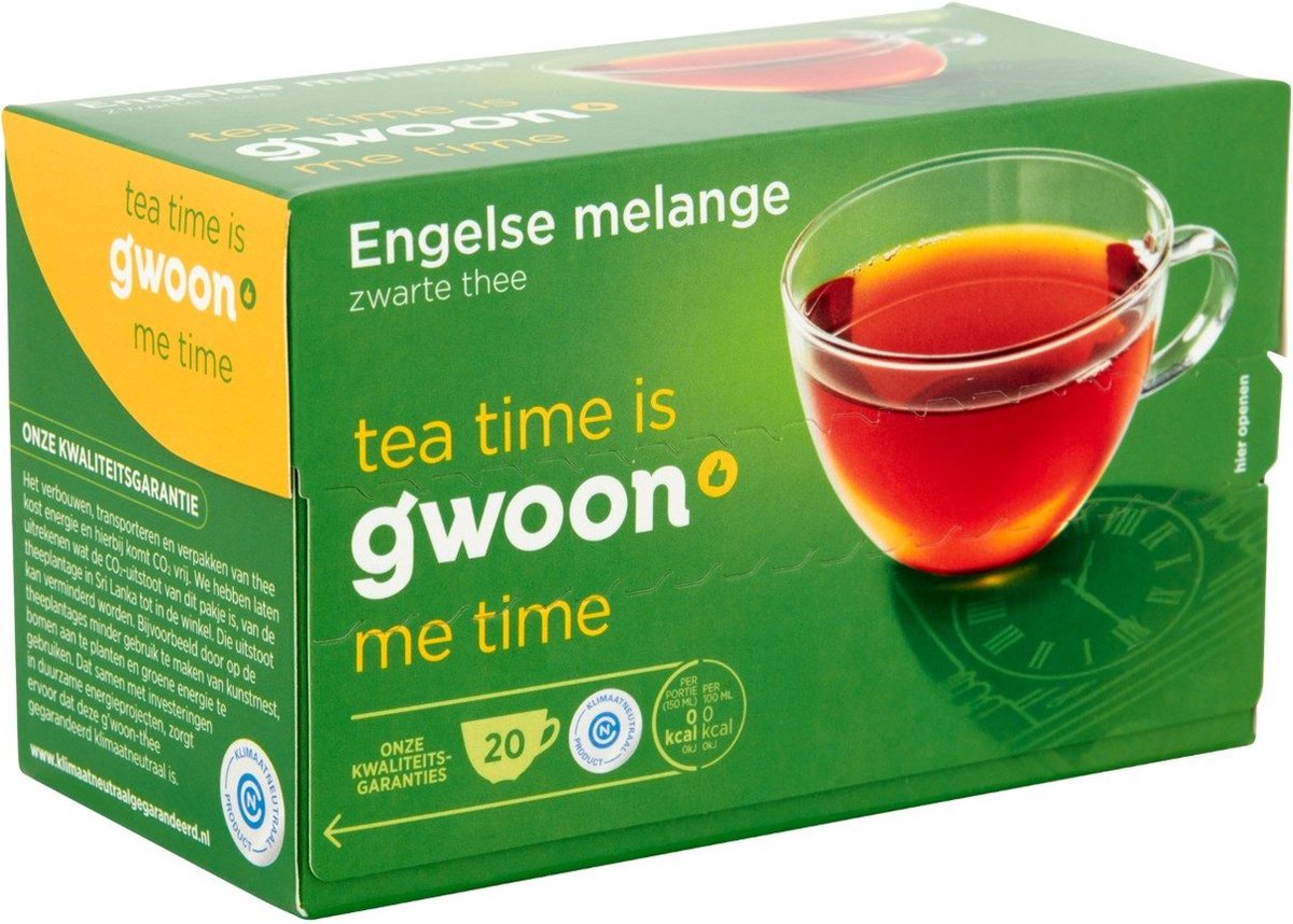 G'woon Engelse melange 12 pakjes x 20 stuks x 2 gram