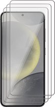 Screenprotector geschikt voor Samsung Galaxy S24 - 3x Glas Screen Protector
