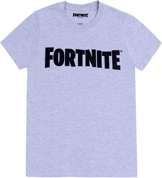 Grijs Fortnite T-shirt met korte mouwen