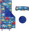 Sac de couchage dinosaure pour enfants, sac de couchage pour enfants avec kussen, sac de couchage 2 en 1 pour garçons et filles