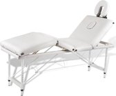 Gratyfied - Table de traitement - Table de traitement pliante - Table de massage pliante - Canapé de traitement - Canapé de traitement pliant - Wit