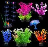 Aquatische Kunstmatige Waterplanten Decoraties voor Aquarium - Natuurlijke Aquascape - Levendige Kleuren - Duurzaam Materiaal