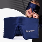 Slowwave Premium Silk Sleep Mask - Het beste zijden slaapmasker - 100% verduisterend - Supercomfortabel in alle slaapposities - Blijft perfect zitten - De allerbeste zijde: beschermt de gezichtshuid - Hypoallergeen, antibacterieel en ademend