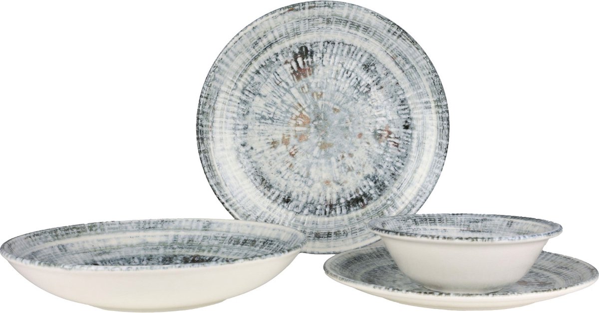 Bonna serviesset (Small) Odette 24 delig 6 persoons Porselein