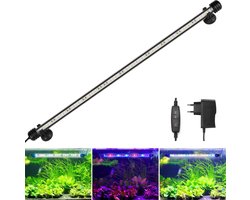 RGB LED Aquariumverlichting met Verstelbare Helderheidsniveaus - Waterdicht IP68 - Multikleurige Aquarium Lamp voor Zoetwater - Maatnaam: 50-70cm