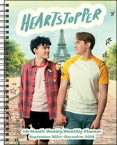 Calendrier de planification hebdomadaire/mensuel Heartstopper 16 mois 2024-2025 avec Autocollants bonus