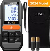 Bol.com LUSQ® - Professionele Laser afstandsmeter - 60 meter bereik- Verlicht LCD scherm - Lasermeter aanbieding