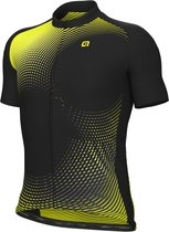 Ale Pragma Optical Jersey Met Korte Mouwen Geel M Man