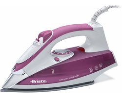 Ariete 6215/00 Stoomstrijkijzer - Droog & stoom - 2200 Watt- Zelfreinigend - verticaal Strijken - Snel Warm - paars
