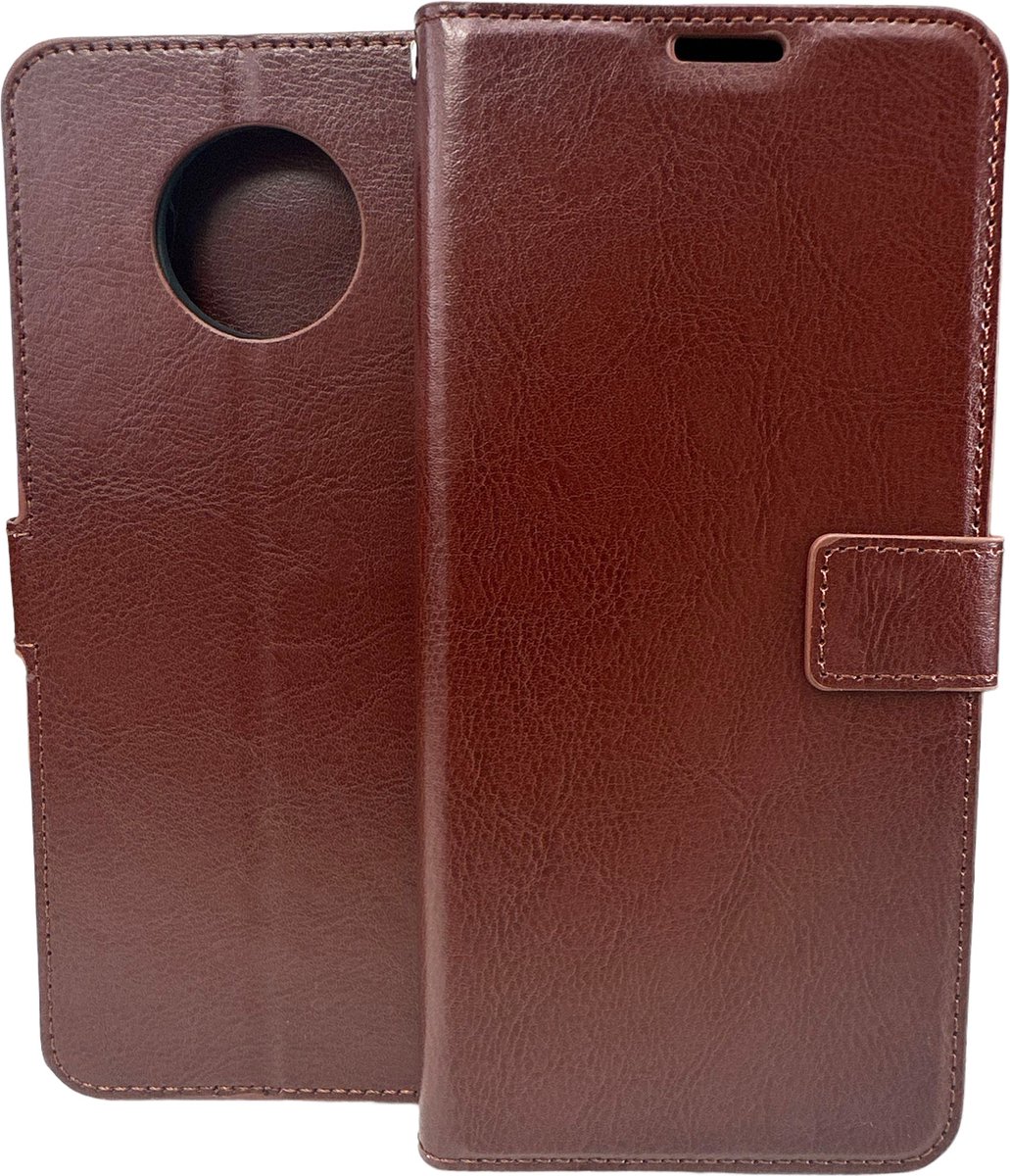 Bookcase Geschikt voor: Nokia G50 Bruin - portemonnee hoesje - ZT Accessoires