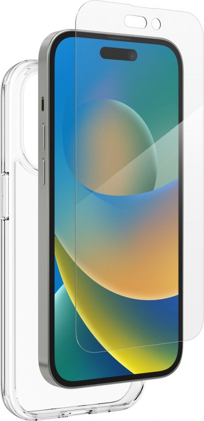 ZAGG Bundelpakket: Schermbeschermer + Transparant hoesje voor iPhone 14 Pro Max