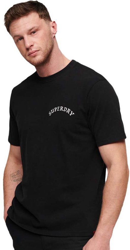 Superdry Tattoo Graphic Loose T-shirt Met Korte Mouwen Zwart 2XL Man